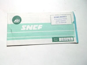 2 Anciens billets de train SNCF an. 1980 - Picture 1 of 5