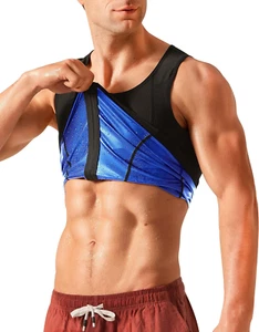 Chaleco de captura de calor de sauna para hombres traje de sauna para pérdida de peso camisa de sauna tanque de entrenamiento - Imagen 1 de 12