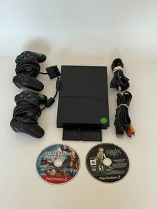Sony PlayStation 2 Slim SCPH-70012 + 2 mandos 2 tarjetas de memoria 2 juegos y cables - Imagen 1 de 1