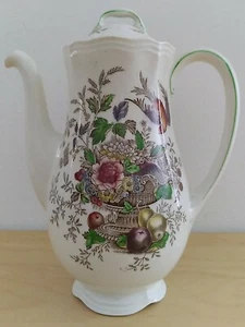 RARE Vintage Royal Doulton “Hampshire” Coffee Pot & Lid Floral/Bird England - Picture 1 of 8