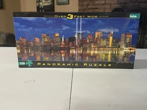 New York, New York w/ Statue of Liberty Panoramic Puzzle Buffalo Games 750 pcs. - Picture 1 of 5