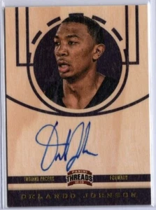 2012-13 Panini Threads Basketball Orlando Johnson ROOKIE AUTO PACERS - Foto 1 di 1