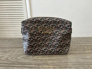 Genuine Guess Amore Zip Make Up Case Cosmetic Pouch Toiletry Bag Travel Bag - Picture 1 of 13