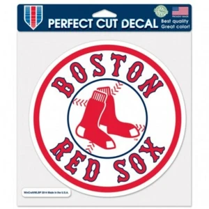 Boston Red Sox Wincraft MLB Round Logo Perfect Cut Color Decal 8" X 8" - Picture 1 of 1