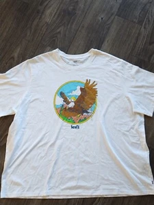 Levi's Graphic Logo T-Shirt Herren 3XL Weiß Tee Kurzarm CC - Bild 1 von 6