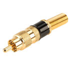 TruConnect Black Gold Plated Phono Plug