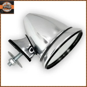 Single Lightweight Aluminium Body Racing Bullet Mirror Wing Door Classic Car - Picture 1 of 3