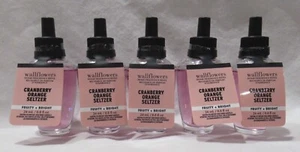 Lote de 5 bombillas de flor de pared White Barn Bath & Body Works SELTZER naranja arándano - Imagen 1 de 4