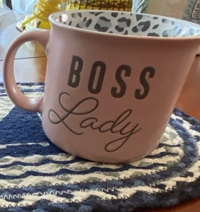 Boss Lady Pink Mug 16 Oz - Picture 1 of 1