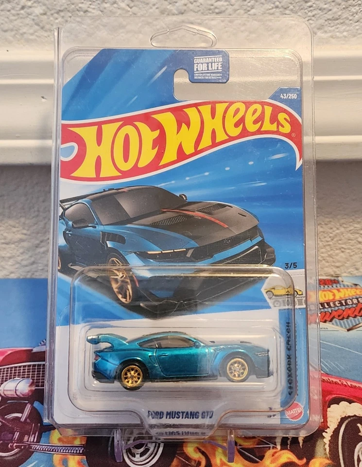 🔥Tarjeta larga Hot Wheels Ford Mustang GTD Super Treasure Hunt 2026🔥 Foto 1 de 4