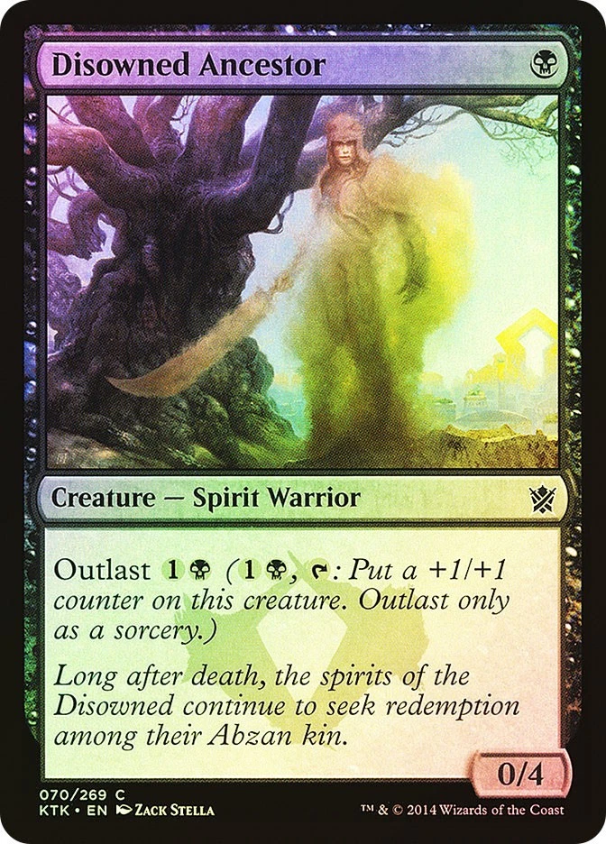MTG FOIL Disowned Ancestor  - Khans of Tarkir #070 - Image 1 of 1