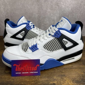 Jordan 4 Retro Mid Motorsports Size 12 308497-117 White Blue Men’s Shoes OG Rare - Picture 1 of 8