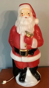 Vintage Empire Weihnachten Weihnachtsmann Blasform Gold Glocke 19" 1985 - Bild 1 von 7