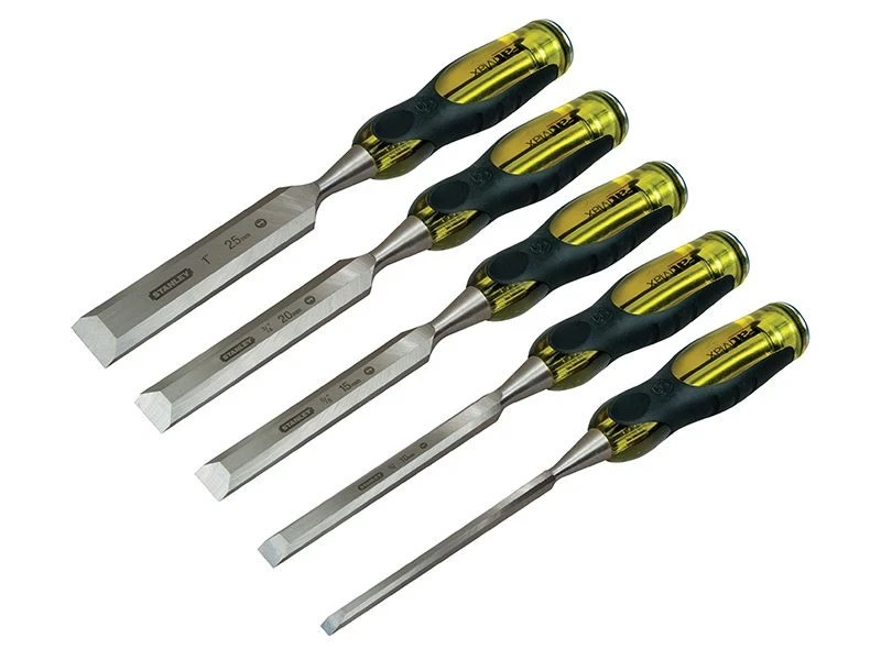 Stanley Tools FatMax Borde Biselado Cincel Thru Tang Juego de 5: 6, 12, 18, 25 y 32 mm Foto 1 de 1