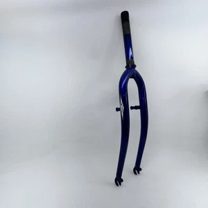 Rigid MTB Fork LUNG 1-1/8in 26in Threaded 7.5in Steerer Blue NOS B01 - Picture 1 of 23