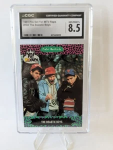 THE BEASTIE BOYS Yo MTV Raps 1991 ProSet MusiCards Trading Card #102 GRADED 8.5 - Picture 1 of 2