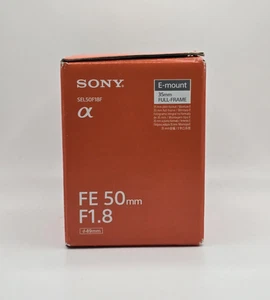 Sony FE 50mm F1.8 Vollformat Prime E-Mount Objektiv SEL50F18F - Bild 1 von 8