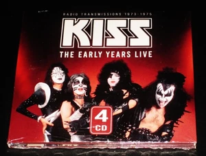 KISS: The Early Years Live - Radio Transmissions 1973-1975 4 CD Set Top UK NEW - Picture 1 of 2