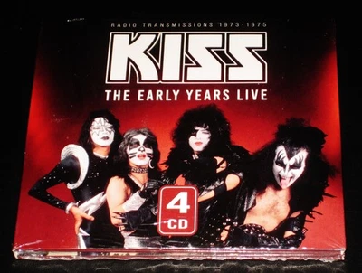 KISS: The Early Years Live - Radio Transmissions 1973-1975 4 CD Set Top UK NEW - Image 1 of 2