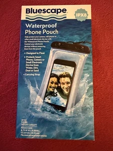 Bolsa de teléfono impermeable universal Bluescape para playa, crucero, piscina negra y transparente - Imagen 1 de 2