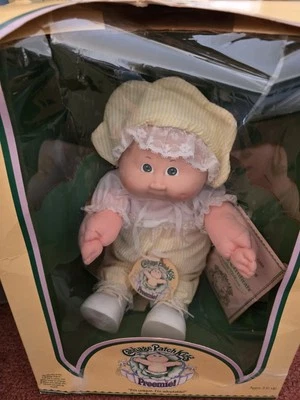 Rare Vintage 1983  Preemie Cabbage Patch Kid #3870 "Fannie Linette" - Image 1 of 4