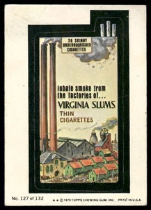 Topps Wacky Packages 1979 (segunda serie de repetición) #127b Virginia Slums - Imagen 1 de 2