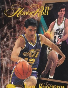 JOHN STOCKTON HONOR ROLL SKYBOX 1995-96 UTAH JAZZ - Picture 1 of 2