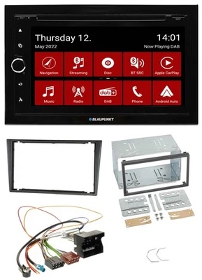 Blaupunkt MP3 DVD Bluetooth DAB 2DIN USB Autoradio für Opel Combo C Meriva Corsa - Bild 1 von 4