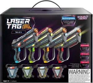 Rechargeable Laser Tag for Kids, Teens & Adults - Boys Gifts - Blasters & Vest S - Picture 1 of 12