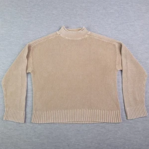 Talbots Garment-Dyed Organic Cotton Rollneck Sweater Size Medium SIEHE BESCHREIBUNG - Bild 1 von 9