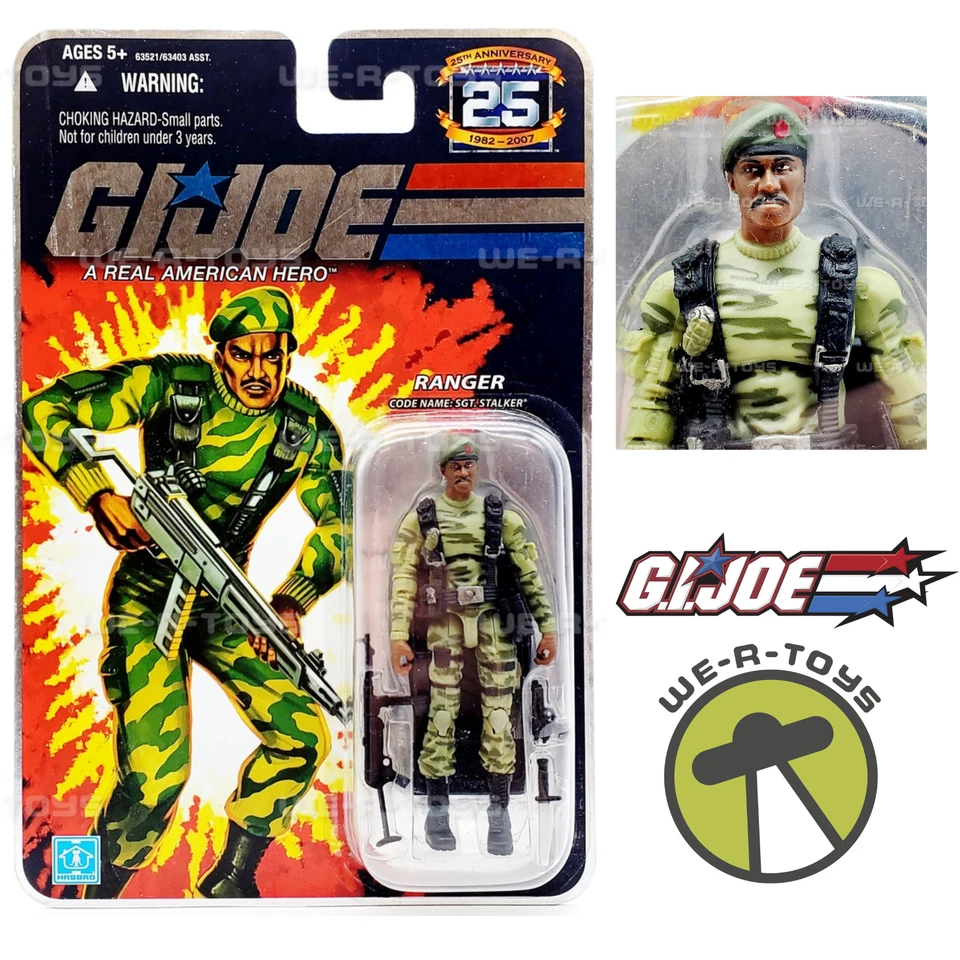 2007 Hasbro GI Joe 25th Anniversary Ranger Stalker Foil Card MOC
