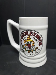 Vintage Reno Las Vegas Nevada CIRCUS CIRCUS Hotel Casino White Ceramic Stein - Picture 1 of 3