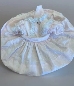VTG Girls Party Dress Pink Frilly Ruffle Layered Full Circle Tulle 24 Mos 2t - Picture 1 of 8