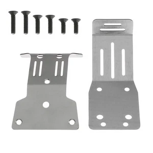 Front + Rear Chassis Skid Plate For Tamiya 1/10 Fighter NXGEN DT04 58741 RC Car - Picture 1 of 5