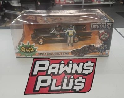 Metals Die Cast DC Batman Classic TV Series Batmobile & Batman JADA Toys - Image 1 of 4