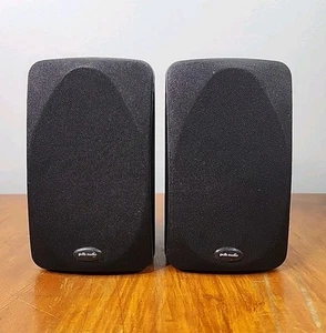 Juego de 2 altavoces satélite Polk Audio RM2300 y RMDS-1 negros probados funcionando - Imagen 1 de 20