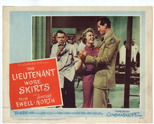 TOM EWELL SHEREE NORTH THE LIEUTENANT WORE SKIRTS  1956 ORIG  LOBBY CARD  LC6897