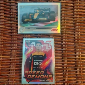 Lot of 7 Lando Norris cards. Includes 1 refractor, 1 insert. - Picture 1 of 4