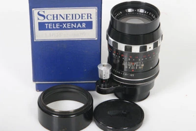 Lente Schneider Tele-Xenar 135 mm f/3,5, montaje Exakta, caja original Foto 1 de 4