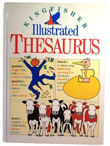 Kingfisher Illustrated Thesaurus VINTAGE 1988 - Picture 1 of 16