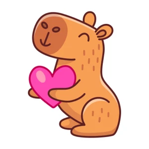 Autoaufkleber Sticker Lustiger Capybara Aufkleber - Picture 1 of 1