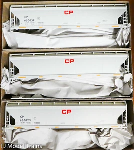 Accurail #8126 Canadian Pacific / CP (3-Pack) 3-Bay ACF Cov'd Hoppers (Kits) NEW - Picture 1 of 1
