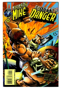 Mickey Spillane's MIKE DANGER #9 in NM+ a 1996 Techno comic Frank Miller cover - Picture 1 of 2
