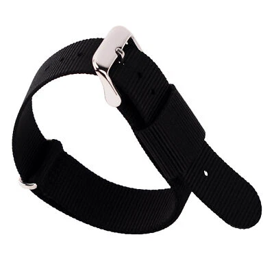 Correa de reloj de lona de nailon de alta calidad correas deportivas de buceo de una pieza 18/20/22/24 mm Foto 1 de 4