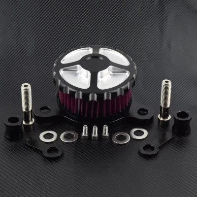 Gear Air Cleaner Intake Filter System Fit For Harley Sportster 883 1200 2004-19 - Image 1 of 4