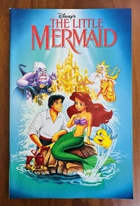 THE LITTLE MERMAID 1992 Walt Disney DISNEY Official Movie Adaptation VF/NM - Picture 1 of 2