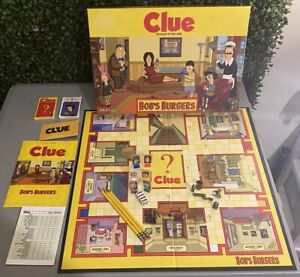 Bob’s Burgers Clue Board Game 2018 USAopoly Complete