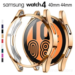 TPU Full Cover Screen Protector Watch Case For Samsung Galaxy Watch 4 40mm 44mm - Picture 1 of 15