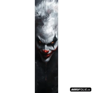 Joker Clown 1 - Akku Sticker Abdeckung Universal / Schutzfolie / für alle E-Bike - Bild 1 von 3