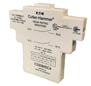 C320MSC4-A1 Cutler Hammer 2NO Auxiliary Contact A302 Starters -NEW --SES - Picture 1 of 2